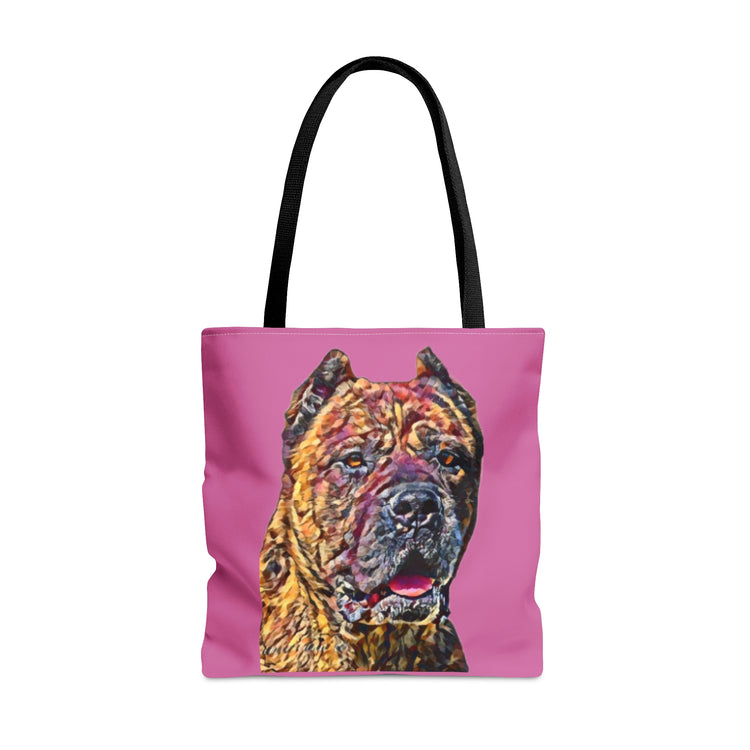 Cane Corso Pink Funky Tote Bag