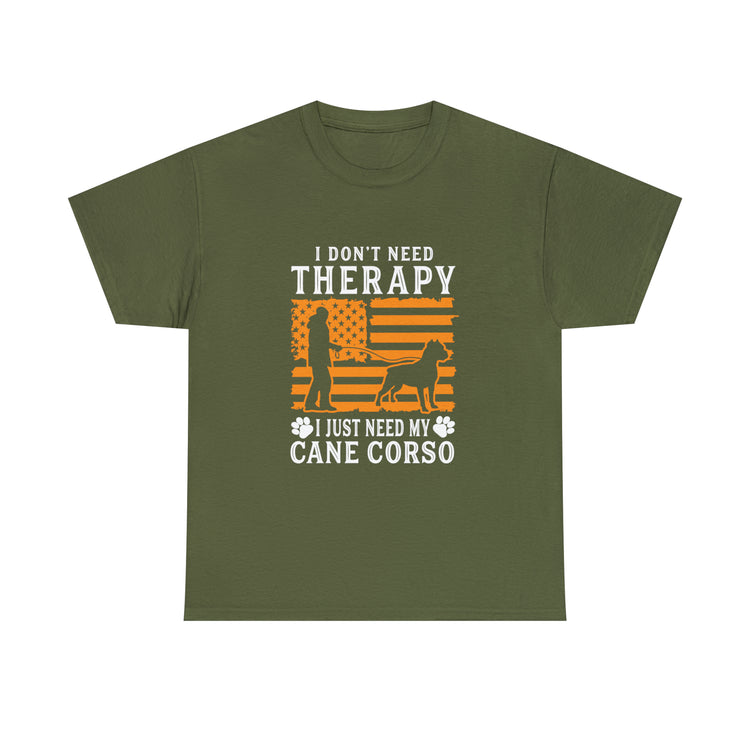 Cane Corso Therapy Heavy Cotton Tee